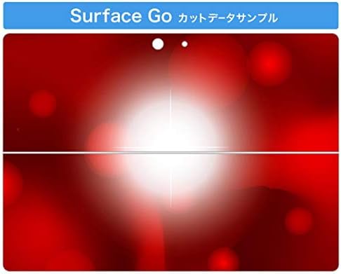 כיסוי מדבקות Igsticker עבור Microsoft Surface Go/Go 2 עורות מדבקת גוף מגן דק במיוחד 001267 דפוס אדום