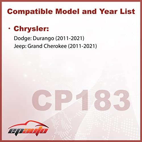 Epauto CP183 החלפה לדודג 'דורנגו/ג'יפ גרנד צ'רוקי בקתת פילטר אוויר כולל פחמן מופעל