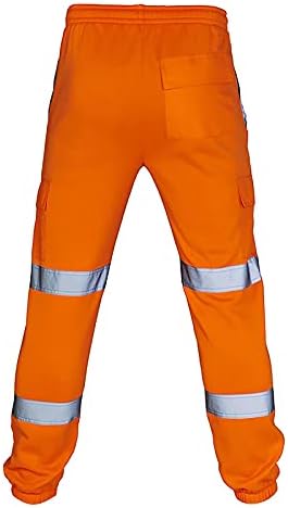 מכנסי טרנינג של Saxigol גדולים מדי מכנסי טרנינג 2023 עבודות דרך נראות גבוהה סופר מכנסי שחבור מזדמנים מכנסיים