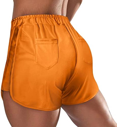 מכנסי יוגה של מיאשוי לנשים בתוספת גודל בית קיץ קצר בקיץ מכנסיים מזדמנים עם מכנסיים קצרים במותניים קטנים לירך