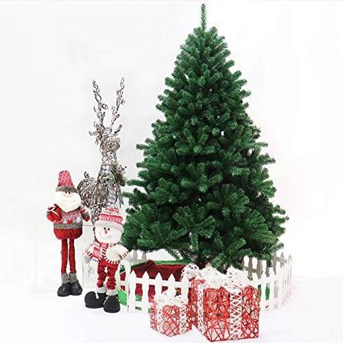 XFXDBT 9.8ft הצפנה עץ אורן חג המולד מלאכותי, עץ חג המולד PVC PVC עם מעמד מתכת, הרכבה קלה, קישוט