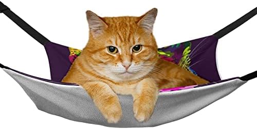 חתול כלוב ערסל צבע נמר לחיות מחמד נדנדה מיטת מתאים כלוב כיסא רכב מקורה חיצוני