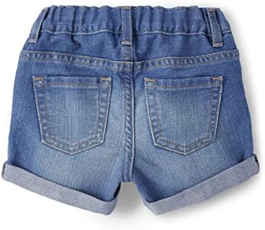 המקום לילדים בנות פעוטות בנות ג'ינס מקצרים מכנסיים 2 חבילה
