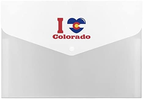 אני אוהב קולורדו קובץ תיקיית מסמך תיק עם 4 גודל נייד הגשת ארגונית פאוץ