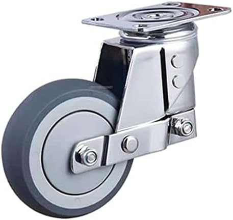 גלגל אוניברסלי של Pikis שקט עם גלגל אנטי-סיסמי של גלגל קפיץ, לציוד כבד, שער, גלגלים תעשייתיים 1 יחידות