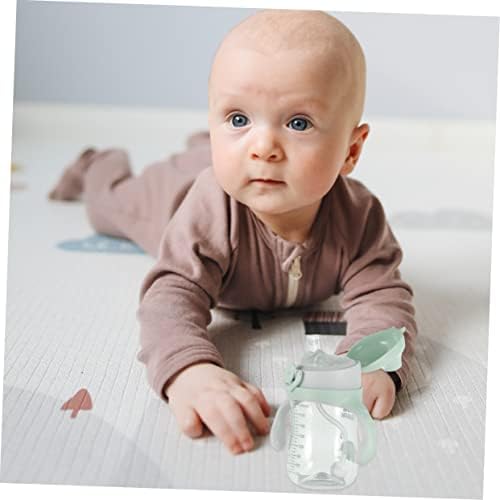 למידה כוס תינוק קש כוס נייד קש תינוק כוס מים תינוק קש שתיית כוס תינוק אימון כוס עם ידית טריטן מקור ברווז תינוקות