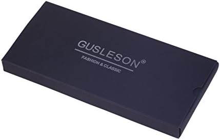גוסלסון 3.15 8 ס מ סט חפתים מרובע עניבה וכיס בצבע אחיד סטים לגברים + קופסא מתנה