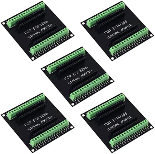 5 PCS ESP8266 לוח פריצה GPIO 1 לשני לוח בורג מסוף תואם ל- ESP8266 Block Block Block PCB Microcontroller