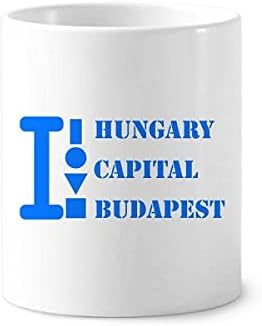 הונגריה קפיטל בודפשט ארט דקו מתנה מברשת שיניים מחזיק עט