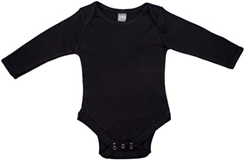 אלמנטים של אדמה תינוקת גוף שרוול ארוך לתינוק 12-18 חודשים שחור