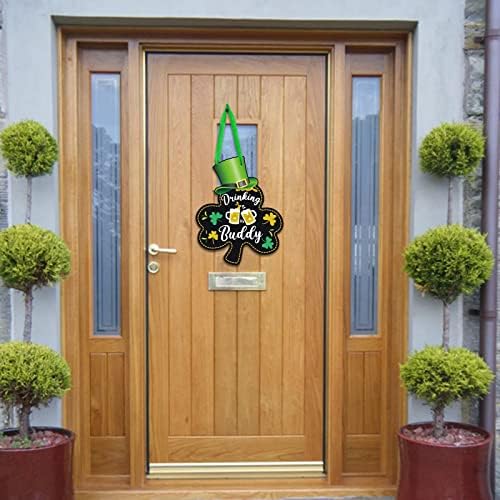 וחרוזי גרלנד חדשים פסטיבל אירי תליית דלתות למסיבות יום פטריק סנט פטריק מקשטות דלתות וחלונות עם