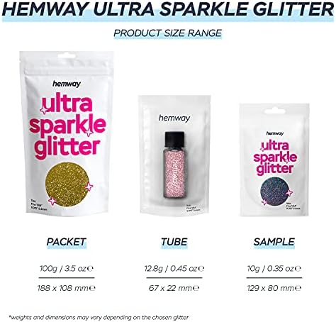 Hemway Premium Ultra Sparkle Glitter Multi FACTE