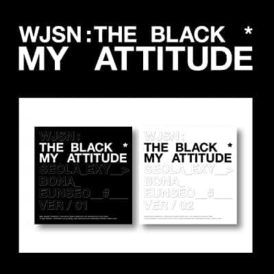 בנות קוסמיות WJSN: The Black My Attitude אלבום יחיד 1 גרסה אקראית CD+1P פוסטר+96P Photobook+1P