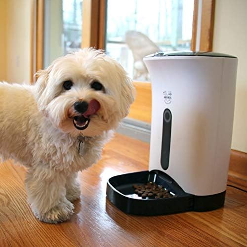 מתקן מזון מזין לחיות מחמד אוטומטי לכלבים, חתולים ובעלי חיים קטנים - כולל אזעקות הפצה – בקרת חלקים