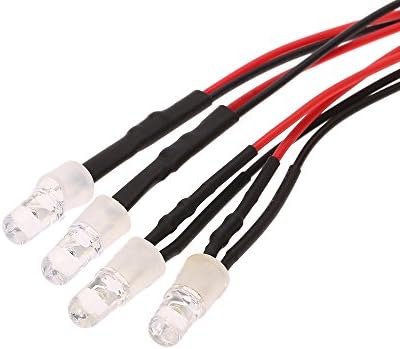 OGRC 4PCS RC אורות LED אורות ערכת אביזרים RC פנסים/אביזרים ערכת פנסים אחוריים עבור 1/10 1/8 מצבים עבור