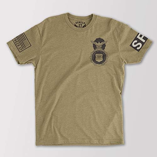 בונקר 27 חולצת טריקו של כוחות האבטחה של חיל האוויר האמריקני, AFSC 3P0X1