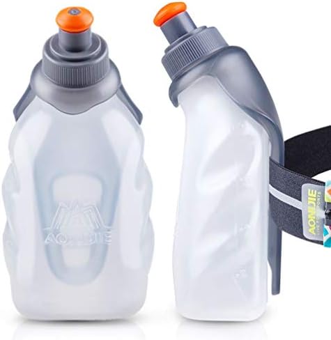 AONIJIE קליפ בקבוק מים ריצה 8.5 גרם מחזיק בקבוקים ללא BPA לחבילות חגורת הידרציה לריצה, מרתון, הליכה,