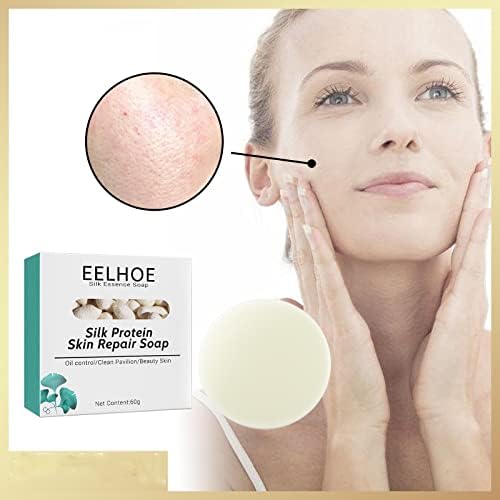 סבון תיקון עור חלבון משי קוניוי מסיר איפור קל משפר ומתקן את העור מרכיבים טבעיים, קלים ולא מגרים,
