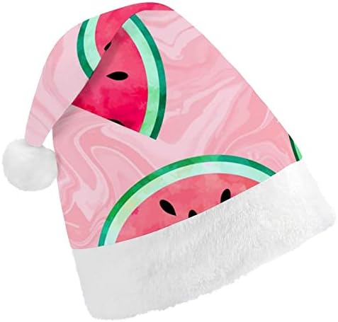 צבעי מים אבטיח פירות חג המולד כובעי בתפזורת מבוגרים כובעי חג המולד כובע לחגים חג המולד ספקי צד