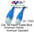 Superecable - USA -0670-18 FT UTP CAT5E - תוצרת ארהב - כחול - UL 24AWG נחושת טהורה - כבל תיקון רשת אתרנט