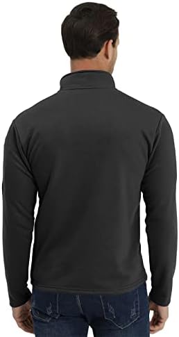 ח ' היפול גברים של ארהב דגל גרפי כיס סוודר אמריקאי פטריוטית 1/4 רוכסן צווארון עומד ארוך שרוול חולצות