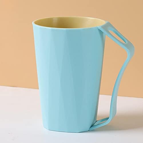 Idhya פלסטיק כוס שטיפת פה בית זוגות כוס שיניים כוס שיניים כוס מברשת סטודנטית כוס מברשת כוס ורוד