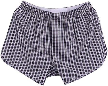 BMISEGM תחתונים גדולים וגבוהים לגברים תחתוני כותנה כותנה מכנסיים בוקסר רופפים קצרים במותניים בינוניים גברים