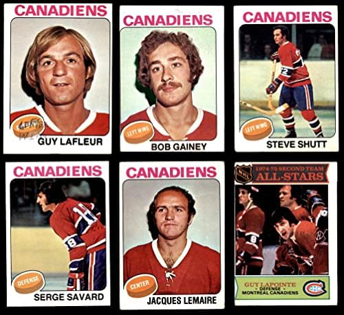 1975-76 Topps Montreal Canadiens ליד צוות הצוות מונטריאול Canadiens GD+ Canadiens