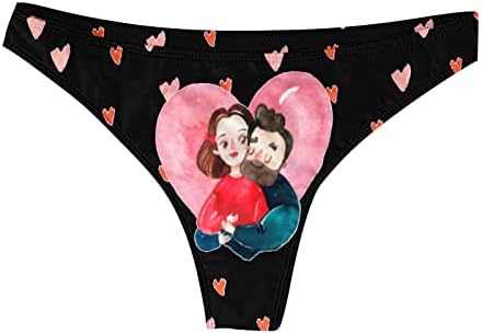 נשים וגברים הדפסת יום האהבה בתוספת גודל גודל תחתונים תחתונים בגודל מותניים גבוהים תחתונים תחתונים תחתונים