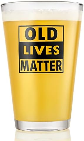 חיים ישנים חשובים זכוכית בירה-מתנות איסור פרסום לגברים-מתנות מצחיקות לסבא-65 מתנות יום הולדת ייחודיות