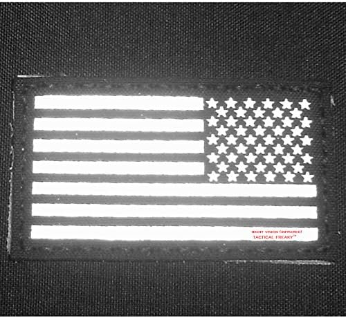 Multicam Infrared IR USA אמריקאי הפוך דגל הפוך 3.5x2 IFF טקסי אטב טקטי טקטי
