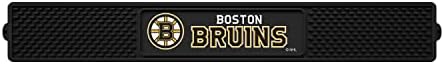 Fanmats NHL Boston Bruins Vinyl Drink Mat, 3.25 x24