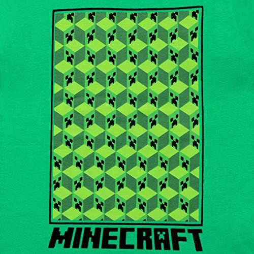 חולצת טריקו של בני מיינקראפט ירוק