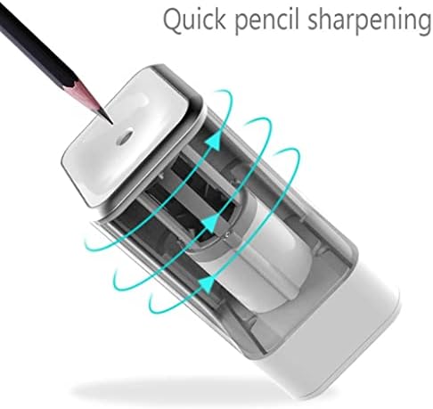 שחור לבן מקצועי מחדד חשמלי עיפרון חשמלי כבד מכני אוטומטי