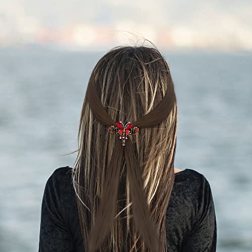 קליפ שיער פרפר אביזרי שיער נשים סגסוגת מתכת שיער חלול מתנה לנשים עיצוב שיער