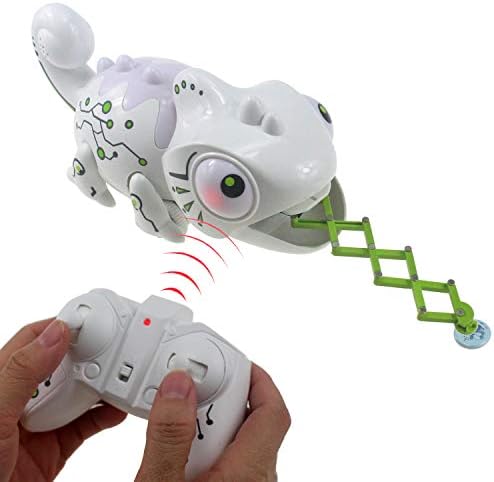 זיקית שלט רחוק בעלי החיים צעצוע מציאותי לטאה חשמלי אלקטרוני חיות מחמד רכב ילדים יום הולדת מתנות