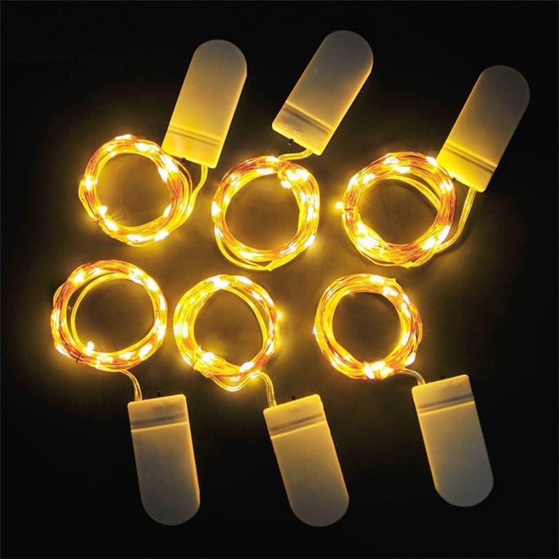 Ejoyce 20 חבילה LED LED מופעלת אורות פיות עבור DIY, אורות מסיבה, LED MASON JAR DECO Light, Decor