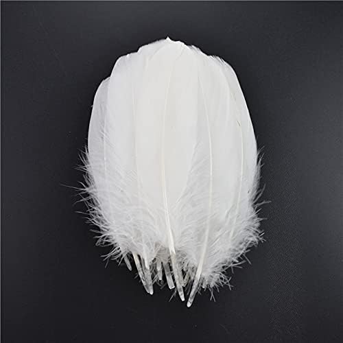20 יחידות לבן נוצות טבעי תרנגול אווז יען נוצה עבור מלאכות מלאכת יד אביזרי עשה זאת בעצמך מסיבת חתונת