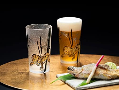 אדריה סי-6132 טעם ניפון פרימיום כוס בירה טקטורה, 10.1 אונקיות, זכוכית / בירה / בירה, מגיעה בקופסת מצגת,