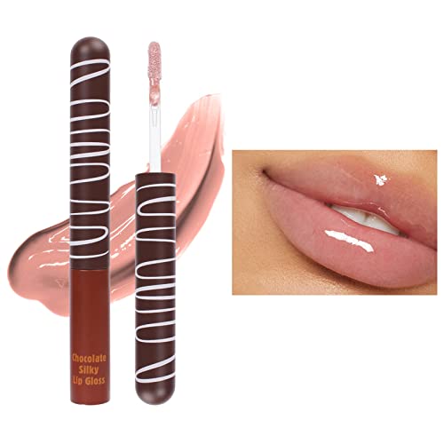 שיאהיום שפתיים בסיס שוקולד שפתיים זיגוג לחות לחות לאורך זמן לחות לא דביק עירום מים אור איפור אפקט