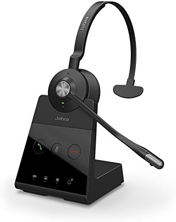 Jabra Engage 65 צרור אוזניות אלחוטיות - PC/Deskphone, USB, מרים - עונה על סקייפ של Microsoft לדרישות משרד פתוחות