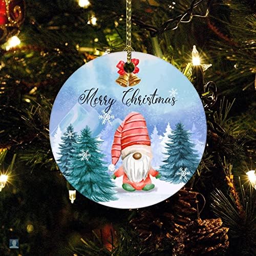 Gnome merrychristmas קישוט עץ חג המולד קישוט