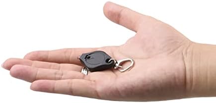 פנס מחזיק מפתחות Autoeuropa 10 חבילות, אור טבעת מפתח שחור, מיני מפתח מפתח מפתח אור לבן