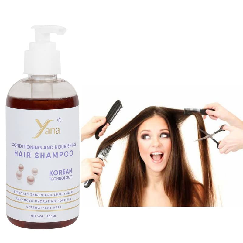 שמפו שיער של יאנה עם טכנולוגיה קוריאנית שמפו טבעי לשליטה על נפילת שיער