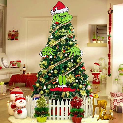 עיצוב גרינץ 'לעץ חג המולד, טופר עץ חג המולד של גרינץ', קישוטים לחג המולד של גרינץ