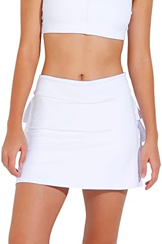 דונה ג'ו שאקירה סקורט/חצאית לנשים- אתלטי גולף סקורט/חצאית עם מכנסיים קצרים וכיסים- חצאית טניס-