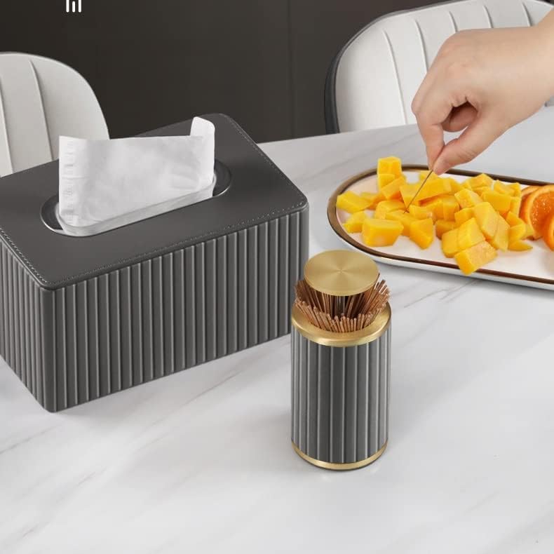 WODMB קופסת נייר פסים סלון בית אוכל שולחן אוכל קופסת רקמות סלון מכונית ביתית