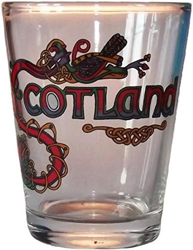 סקוטי מתנה ירה זכוכית היילנד סלטיק סקוטלנד עיצוב מתנה ירה זכוכית