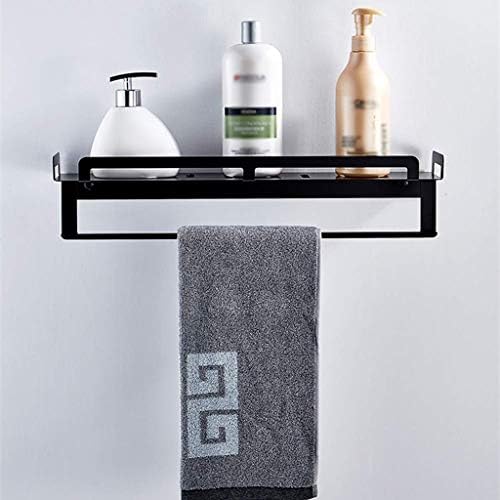 אחסון אמבטיה של ERDDCBB, מדף מקלחת מדף אמבטיה עם בר מגבת קאדי מקלחת נירוסטה למחזיק שמפו מארגן אחסון מתלה