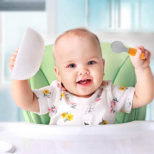 קיסאנג ' ל פעוט כלי אכילה 1 סט2 יחידות ידית האכלת תינוקות פלדת כלי שולחן פעוט נירוסטה אימון וכלי כף